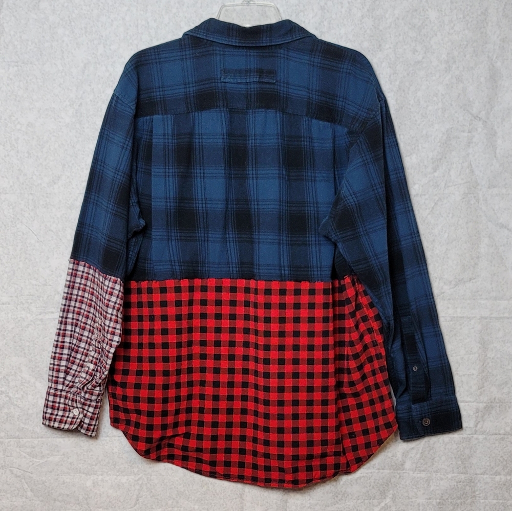 Upcycled Duluth Trading Flannel Shirt - Picture 2 of 7